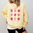 Groovy Kindergarten Is My Jam Strawberry Kinder Team Teacher Comfort Colors Sweatshirt Butter Groovy Kindergarten Is My Jam Strawberry Kinder Team Teacher Comfort Colors Sweatshirt Butter