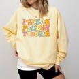 Groovy I Speak Fluent Toddler Daycare Provider Teacher Comfort Colors Sweatshirt Butter Groovy I Speak Fluent Toddler Daycare Provider Teacher Comfort Colors Sweatshirt Butter