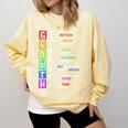 Growth Mindset Positive Motivational Classroom Teacher Learn Comfort Colors Sweatshirt Butter Growth Mindset Positive Motivational Classroom Teacher Learn Comfort Colors Sweatshirt Butter