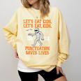 Halloween Lets Eat Kids Punctuation Teacher Comfort Colors Sweatshirt Butter Halloween Lets Eat Kids Punctuation Teacher Comfort Colors Sweatshirt Butter
