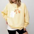 Halloween Music Note Ghost Teacher Fall Musical Instrument Comfort Colors Sweatshirt Butter Halloween Music Note Ghost Teacher Fall Musical Instrument Comfort Colors Sweatshirt Butter