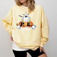 Halloween PE Teacher Ghosts Pumpkins Sports Lover Comfort Colors Sweatshirt Butter Halloween PE Teacher Ghosts Pumpkins Sports Lover Comfort Colors Sweatshirt Butter