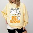 Halloween PE Teacher Shirt Can't Scare Me Comfort Colors Sweatshirt Butter Halloween PE Teacher Shirt Can't Scare Me Comfort Colors Sweatshirt Butter
