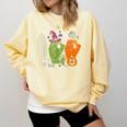 Halloween SPED Teacher Boo In ASL Boo Hands Sign Language Comfort Colors Sweatshirt Butter