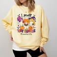 Halloween Teacher Smell a Tiny Human Ghost Spooky Season Comfort Colors Sweatshirt Butter Halloween Teacher Smell a Tiny Human Ghost Spooky Season Comfort Colors Sweatshirt Butter
