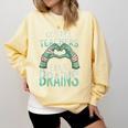 Halloween Teacher Tshirts Science Teachers Love Brains Comfort Colors Sweatshirt Butter