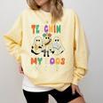 Halloween Teaching My Boos Cute Ghost Teacher Life Costume Comfort Colors Sweatshirt Butter Halloween Teaching My Boos Cute Ghost Teacher Life Costume Comfort Colors Sweatshirt Butter