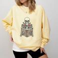 Halloween Weird Teachers Build Character Costume Men Women Comfort Colors Sweatshirt Butter