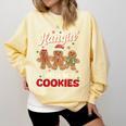 Hangin With My Cookies Gingerbread Man Xmas Teacher Comfort Colors Sweatshirt Butter Hangin With My Cookies Gingerbread Man Xmas Teacher Comfort Colors Sweatshirt Butter