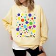 Happy Dot Day 2025 Polka Dot Boys Girls Kids Teacher Dot Day Comfort Colors Sweatshirt Butter Happy Dot Day 2025 Polka Dot Boys Girls Kids Teacher Dot Day Comfort Colors Sweatshirt Butter