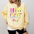 Happy Dot Day 2025 Teacher Kids Girls Colorful Polka Dot Day Comfort Colors Sweatshirt Butter