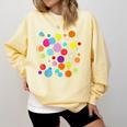 Happy Dot Day Colorful Polka Dot Art Teacher Student Kids Comfort Colors Sweatshirt Butter