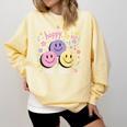 Happy To See Your Face Smile Face Teacher Back To School Comfort Colors Sweatshirt Butter Happy To See Your Face Smile Face Teacher Back To School Comfort Colors Sweatshirt Butter