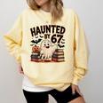 Haunted By 67 Teacher Ghost Pumpkin Halloween Costum Comfort Colors Sweatshirt Butter Haunted By 67 Teacher Ghost Pumpkin Halloween Costum Comfort Colors Sweatshirt Butter