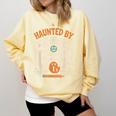 Haunted By 6x7 Math Teacher Halloween Pun Comfort Colors Sweatshirt Butter Haunted By 6x7 Math Teacher Halloween Pun Comfort Colors Sweatshirt Butter