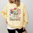 Hello 5th Grade Boy Girl Teacher Back To School 5th Grade Comfort Colors Sweatshirt Butter