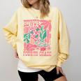 Howdy Fourth Grade Western 4th Grade Teacher Cowboy Cowgirl Comfort Colors Sweatshirt Butter