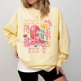 Howdy Pre-K Cowgirls Teacher Back To School Comfort Colors Sweatshirt Butter Howdy Pre-K Cowgirls Teacher Back To School Comfort Colors Sweatshirt Butter
