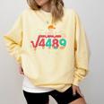 HUGvyn Square Root 4489 Math Teacher 67 Meme Halloween Comfort Colors Sweatshirt Butter HUGvyn Square Root 4489 Math Teacher 67 Meme Halloween Comfort Colors Sweatshirt Butter