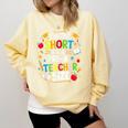 I'm Not Short I'm A Pre-K Teacher Size Back To School Comfort Colors Sweatshirt Butter I'm Not Short I'm A Pre-K Teacher Size Back To School Comfort Colors Sweatshirt Butter