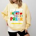 I'm Not Short I'm Pre-K Teacher Size Back To School Teacher Comfort Colors Sweatshirt Butter I'm Not Short I'm Pre-K Teacher Size Back To School Teacher Comfort Colors Sweatshirt Butter