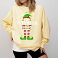 I'm The PE Teacher Elf Christmas Family Matching Comfort Colors Sweatshirt Butter