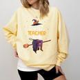 Im The Teacher Witch Halloween Matching Group Costume Comfort Colors Sweatshirt Butter