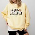 Inclusion Isn't Scary Boo Ghost Halloween Sped Teacher Comfort Colors Sweatshirt Butter Inclusion Isn't Scary Boo Ghost Halloween Sped Teacher Comfort Colors Sweatshirt Butter