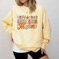 Inclusion Matters Groovy American Sign Language ASL Teacher For Men Women Comfort Colors Sweatshirt Butter