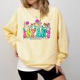 Infant Teacher Floral First Day Back To School Teaching Comfort Colors Sweatshirt Butter Infant Teacher Floral First Day Back To School Teaching Comfort Colors Sweatshirt Butter