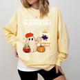 It's A Bootiful Day To Make Art Groovy Art Teacher Halloween Comfort Colors Sweatshirt Butter