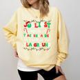 Jolliest Bunch Of Teachers Aides This Side Of The Playground Comfort Colors Sweatshirt Butter