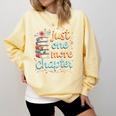 Just One More Chapter Book Reading Floral Teacher Book Lover Comfort Colors Sweatshirt Butter Just One More Chapter Book Reading Floral Teacher Book Lover Comfort Colors Sweatshirt Butter