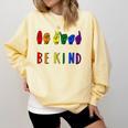 Be Kind Pride Sign Language Rainbow Teachers Interpreter ASL Comfort Colors Sweatshirt Butter Be Kind Pride Sign Language Rainbow Teachers Interpreter ASL Comfort Colors Sweatshirt Butter