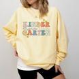 Kindergarten Dream Team Teacher Back To School Comfort Colors Sweatshirt Butter Kindergarten Dream Team Teacher Back To School Comfort Colors Sweatshirt Butter