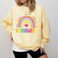 Kindergarten Rainbow Girls Boys Teacher Team Kinder Squad Comfort Colors Sweatshirt Butter Kindergarten Rainbow Girls Boys Teacher Team Kinder Squad Comfort Colors Sweatshirt Butter