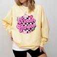 Kindergarten Teacher Women Checkered First Day Of School Comfort Colors Sweatshirt Butter Kindergarten Teacher Women Checkered First Day Of School Comfort Colors Sweatshirt Butter