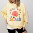 Kiss Your Brain Sped Teacher Appreciation Back To School Kid Comfort Colors Sweatshirt Butter Kiss Your Brain Sped Teacher Appreciation Back To School Kid Comfort Colors Sweatshirt Butter