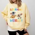 Learning Is Out Of This World Space Back To School Teacher Comfort Colors Sweatshirt Butter Learning Is Out Of This World Space Back To School Teacher Comfort Colors Sweatshirt Butter