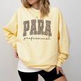 Leopard Paraprofessional Back To School Para Squad Teacher Comfort Colors Sweatshirt Butter Leopard Paraprofessional Back To School Para Squad Teacher Comfort Colors Sweatshirt Butter