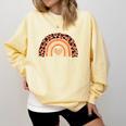 Leopard Rainbow Thankful Thanksgiving Teacher Women Kids Comfort Colors Sweatshirt Butter Leopard Rainbow Thankful Thanksgiving Teacher Women Kids Comfort Colors Sweatshirt Butter