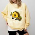 Let's Taco Bout Learning Back To School Teacher Kids Comfort Colors Sweatshirt Butter