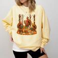 Librarian Turkey Reading Book Fall Thanksgiving Teacher Comfort Colors Sweatshirt Butter Librarian Turkey Reading Book Fall Thanksgiving Teacher Comfort Colors Sweatshirt Butter