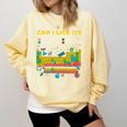Can I Lick It Periodic Table Science Teacher Student Premium Tri-Blend Comfort Colors Sweatshirt Butter Can I Lick It Periodic Table Science Teacher Student Premium Tri-Blend Comfort Colors Sweatshirt Butter