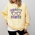 Little Mr Miss SMARTY PANTS Graduation Alumni Teacher Comfort Colors Sweatshirt Butter