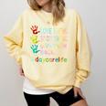 Love Daycare Provider Childcare Teacher Tie Dye Comfort Colors Sweatshirt Butter Love Daycare Provider Childcare Teacher Tie Dye Comfort Colors Sweatshirt Butter