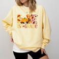 Love First Grade Happy Fall Thanksgiving Women 1st Teacher Comfort Colors Sweatshirt Butter Love First Grade Happy Fall Thanksgiving Women 1st Teacher Comfort Colors Sweatshirt Butter