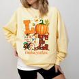 Love Kindergarten Teacher Turkey Thanksgiving Autumn Fall Comfort Colors Sweatshirt Butter Love Kindergarten Teacher Turkey Thanksgiving Autumn Fall Comfort Colors Sweatshirt Butter