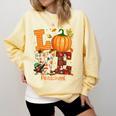 Love Preschool Teacher Turkey Thanksgiving Autumn Fall Comfort Colors Sweatshirt Butter Love Preschool Teacher Turkey Thanksgiving Autumn Fall Comfort Colors Sweatshirt Butter