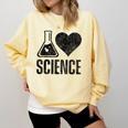 I Love Science Lover Teacher Scientist Sciences Comfort Colors Sweatshirt Butter I Love Science Lover Teacher Scientist Sciences Comfort Colors Sweatshirt Butter